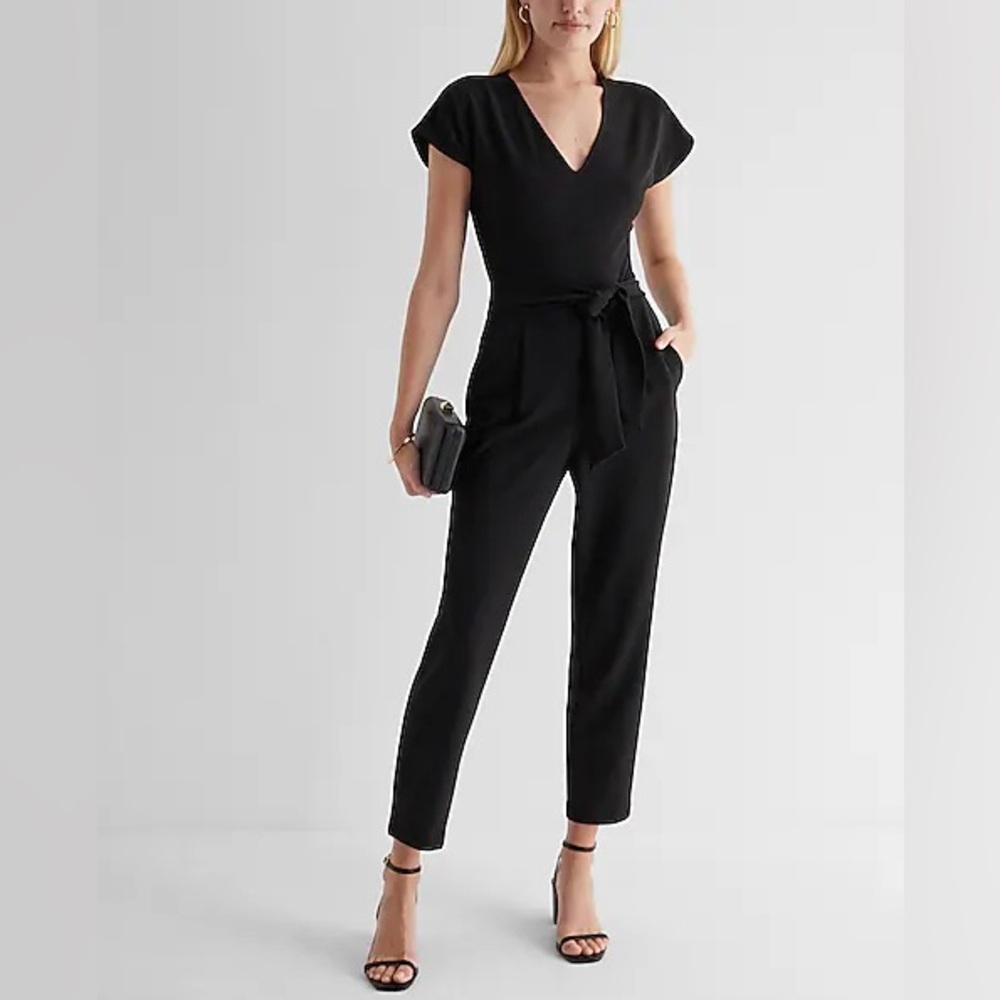 Express Black V-Neck Dress